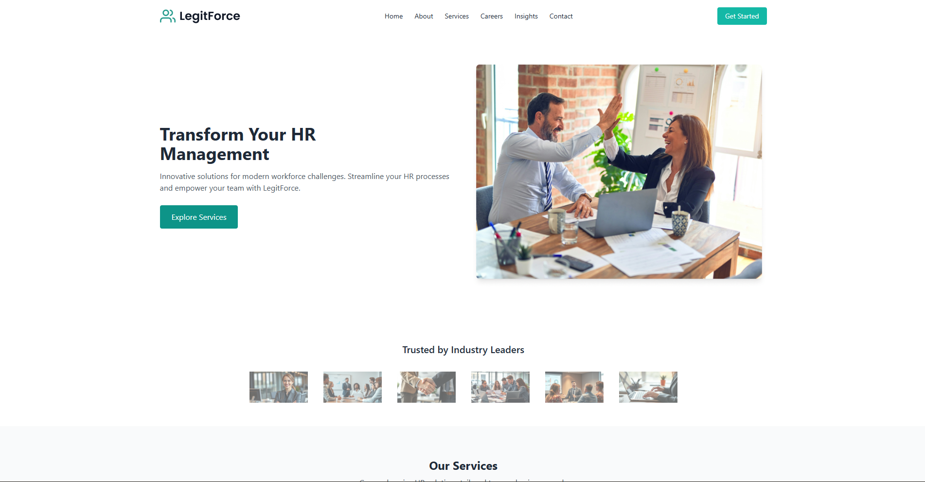 HR Logistics Website